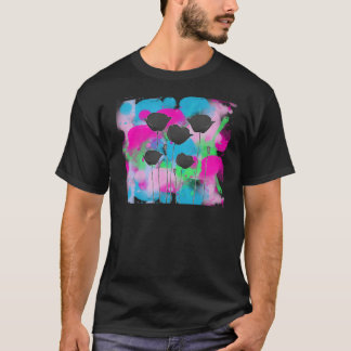 Klatschmohn auf Malerei T-Shirt