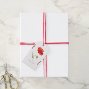 Klatschmohn Geschenkanhänger