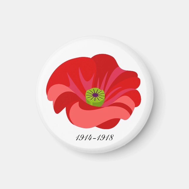 Klatschmohn Magnet (Vorne)