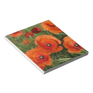 Klatschmohn notizblock