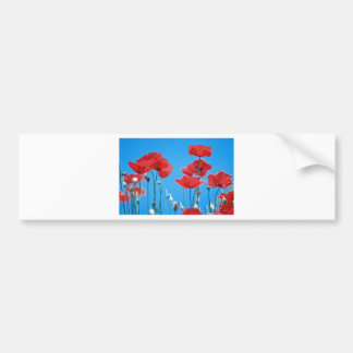 Klatschmohn von Provence Autoaufkleber