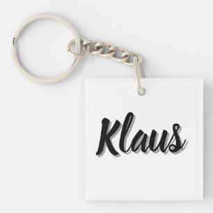 Klaus Männer Name, Schlüsselanhänger