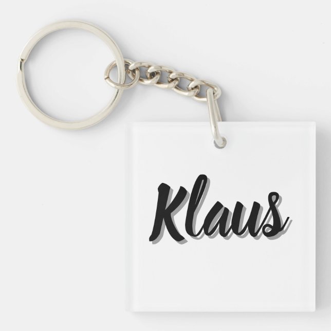 Klaus Männer Name, Schlüsselanhänger (Vorderseite)