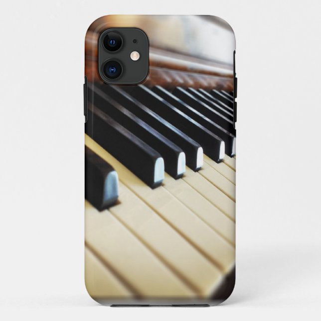 Klavier befestigt Musik-Geschenke Case-Mate iPhone Hülle (Rückseite)