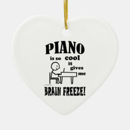 Klavier, Brain Freeze Keramik Ornament