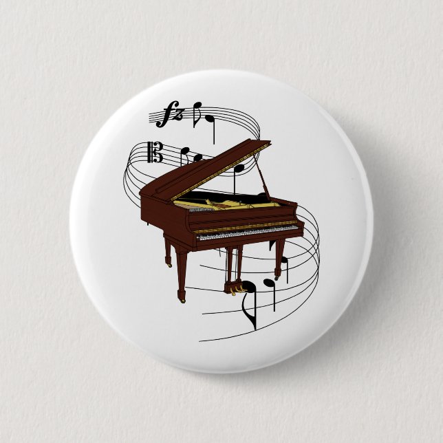 Klavier Button (Vorderseite)