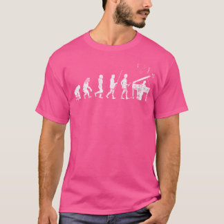 Klavier Evolution Pianist Jazz Musiker Klavier T-Shirt