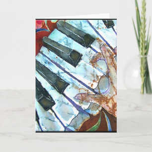 KLAVIER-GRUSS-KARTE KARTE