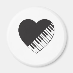 Klavier-Herz Magnet