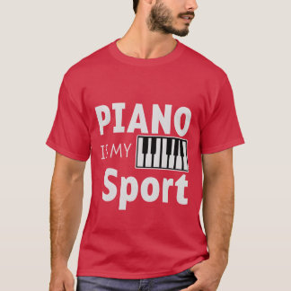 Klavier ist mein Sport Freund T-Shirt