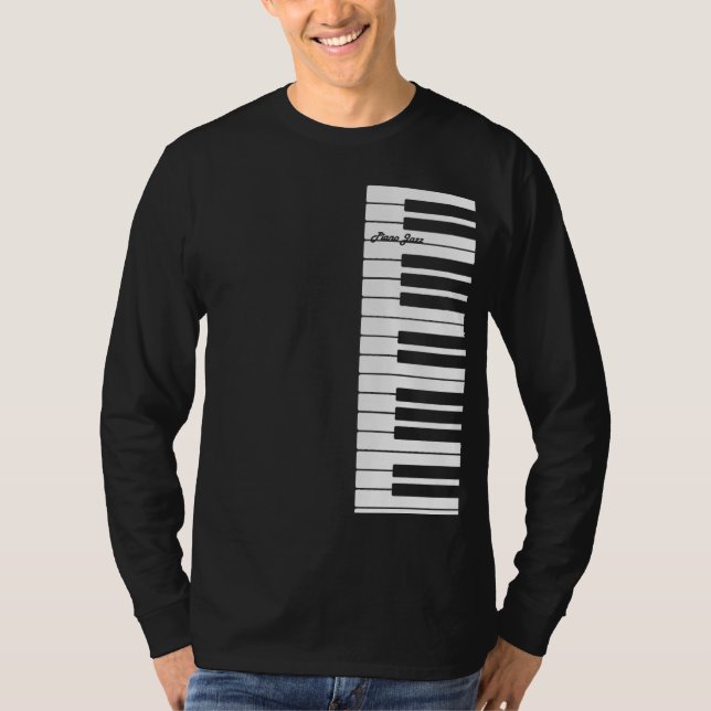 Klavier Jazz T-Shirt (Vorderseite)