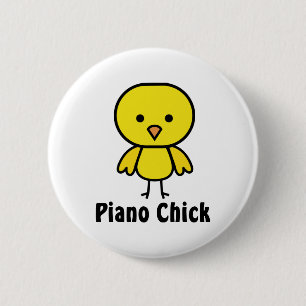 Klavier-Küken Button