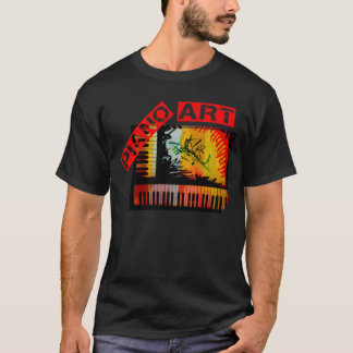 Klavier-Kunst - Electronica T-Shirt