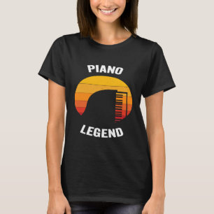 Klavier-Legende Vintage-Musik-Tastatur-Instrument T-Shirt