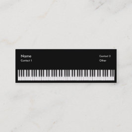 Klavier-Lehrer Mini Visitenkarte
