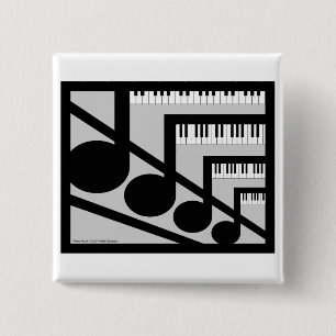 Klavier-Musik-Knopf Button