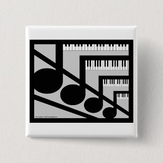Klavier-Musik-Knopf Button