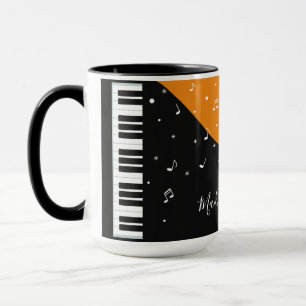 Klavier-Musik-Name-Tassen Tasse