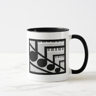 Klavier-Musik-Tasse Tasse