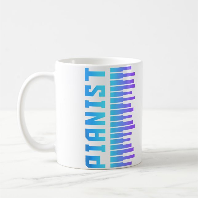 Klavier-Orchester-Musiker Kaffeetasse (Links)