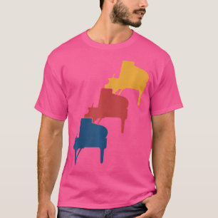 Klavier Pianist Klavierspieler T-Shirt