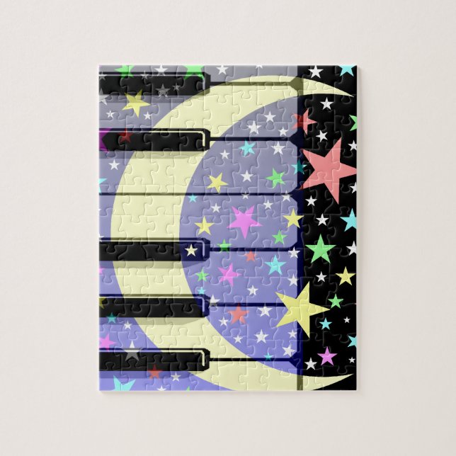 Klavier Puzzle (Vertikal)