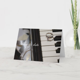 Klavier - Save the Date Karte