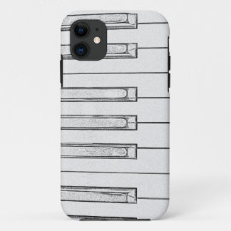 Klavier-Schlüssel iPhone 11 Hülle