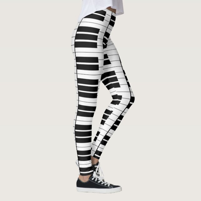 Klavier-Schlüssel Leggings (Rechts)