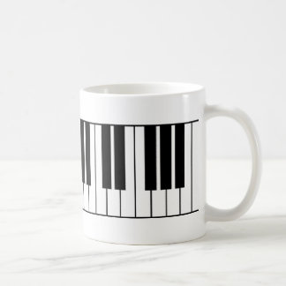 Klavier-Schlüssel Tasse