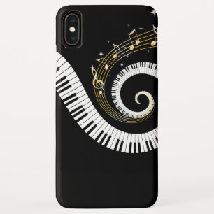 Klavier-Schlüssel und GoldMusiknoten iPhone 6 Fal Case-Mate iPhone Hülle