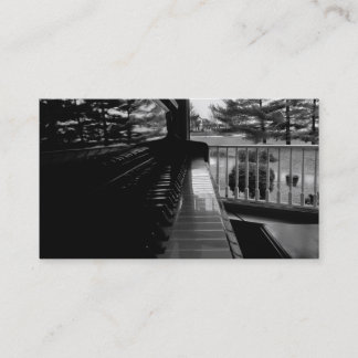 KLAVIER-SCHLÜSSEL - Visitenkarte-Schablone Visitenkarte