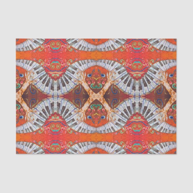 Klavier-Seidenpapier Seidenpapier (Vorderseite)