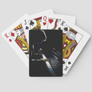 Klavier spielen spielkarten