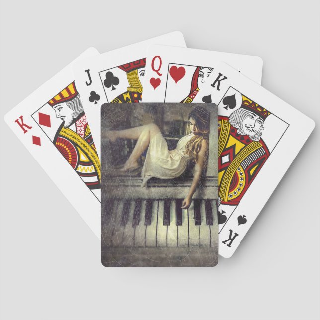 Klavier Spielkarten (Rückseite)