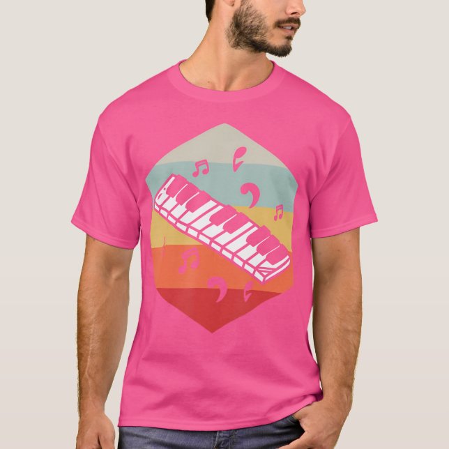 Klavier T-Shirt (Vorderseite)