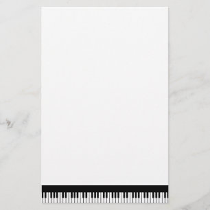 Klavier-Tastatur-Briefpapier Briefpapier