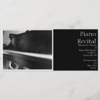 Klavier-Tastatur-Einladung