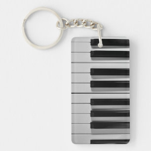 Klavier-Tastatur-kundenspezifische Schlüsselkette Schlüsselanhänger
