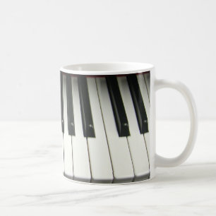 Klavier-Tastatur Tasse
