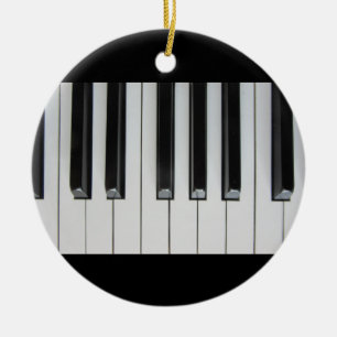 Klavier-Tasten-Musik-Instrument-Musiker cool Keramik Ornament