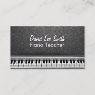 Klavier Teacher Visitenkarte