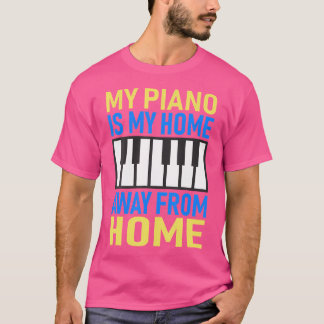 Klavier und Keyboard spielen T-Shirt