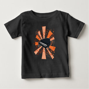 Klavier und Musik Baby T-shirt