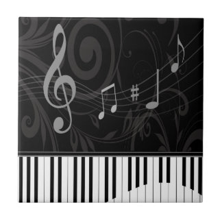 Klavier und musikalische Bemerkungen Fliese