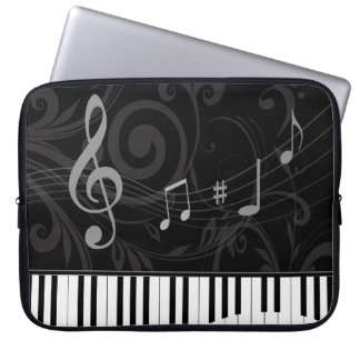 Klavier und musikalische Bemerkungen Laptopschutzhülle
