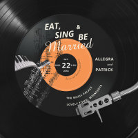 Klavier Vinyl Musikpartitionen als Black Wedding