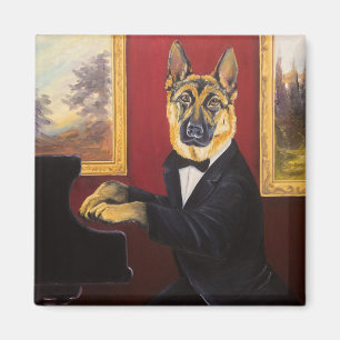 Klavier-Walzer des Schäferhund-  Magnet