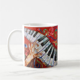 Klavier-Wecker-Tasse Tasse