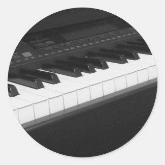 Klavieraufkleber Runder Aufkleber